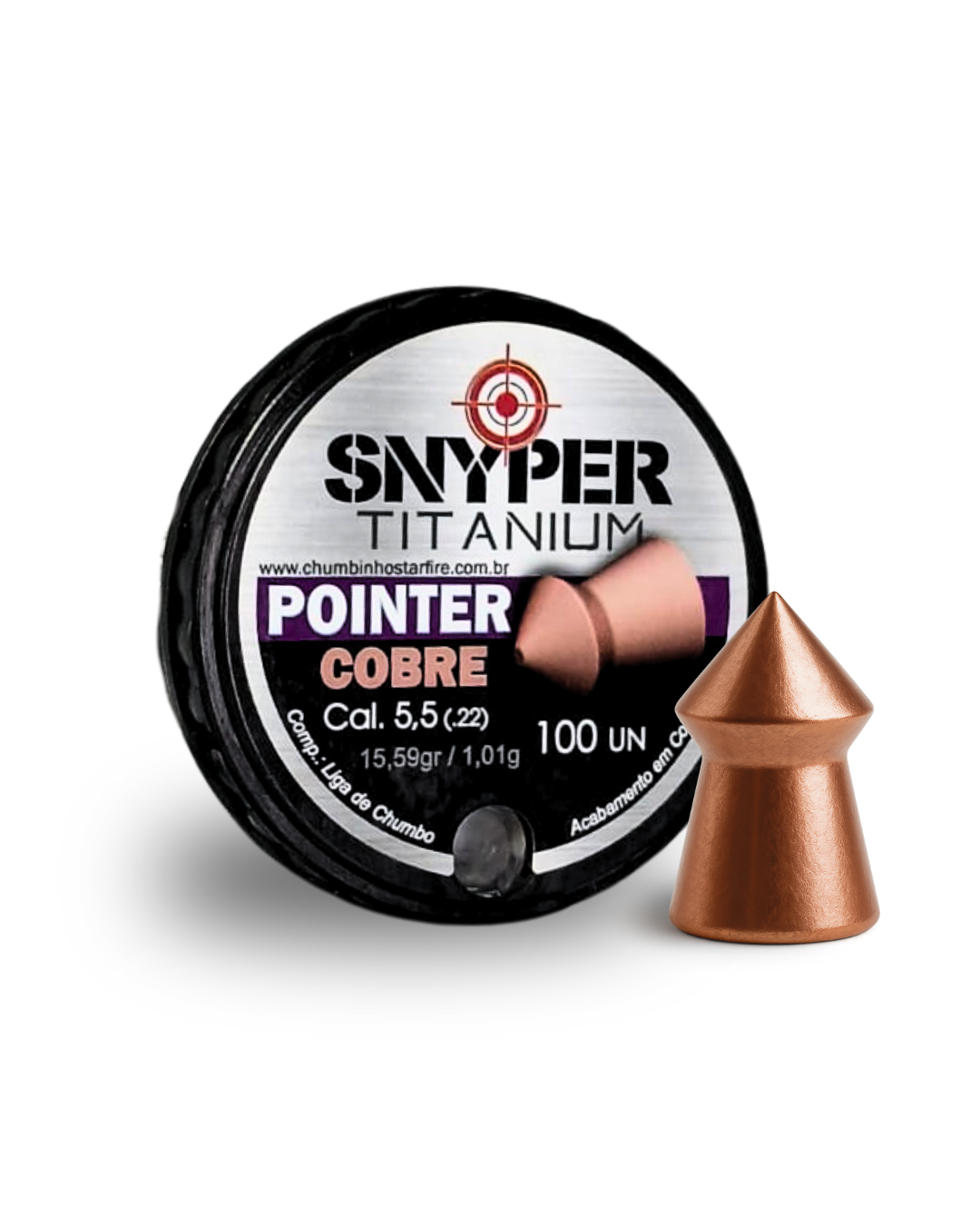 Chumbinho Modelo Puncher Cobre