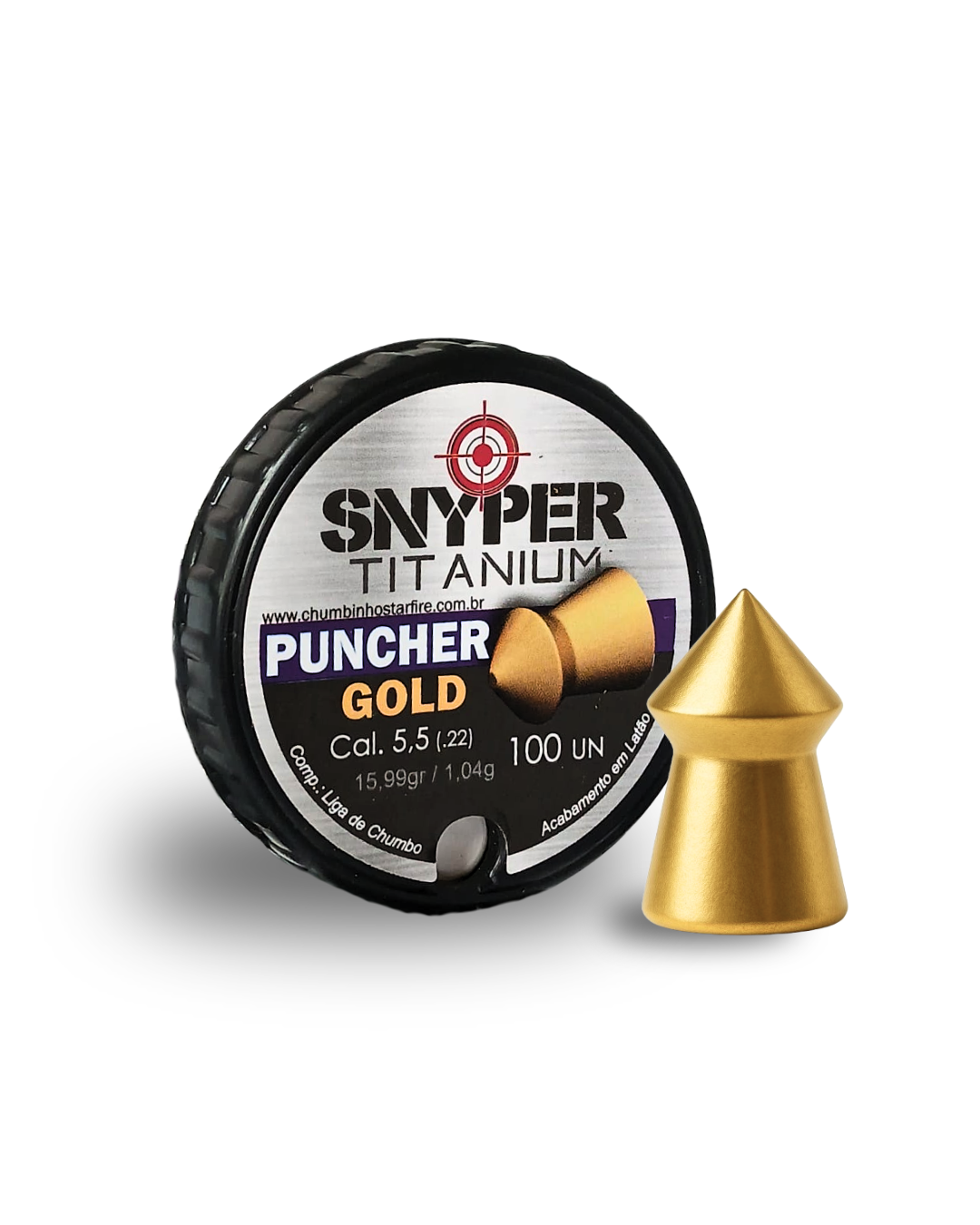 Chumbinho Modelo Puncher Gold