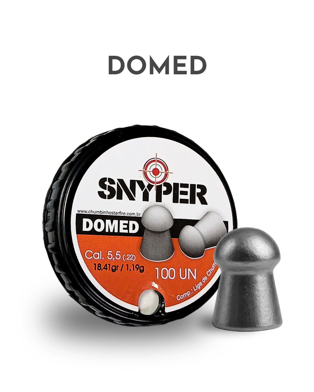 Chumbinho Modelo Domed